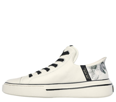 Pantofi sport, barbati, SKECHERS SLIP-INS PREMIUM LEATHER SNOOP ONE OG 251016-OFWT alb, piele naturala